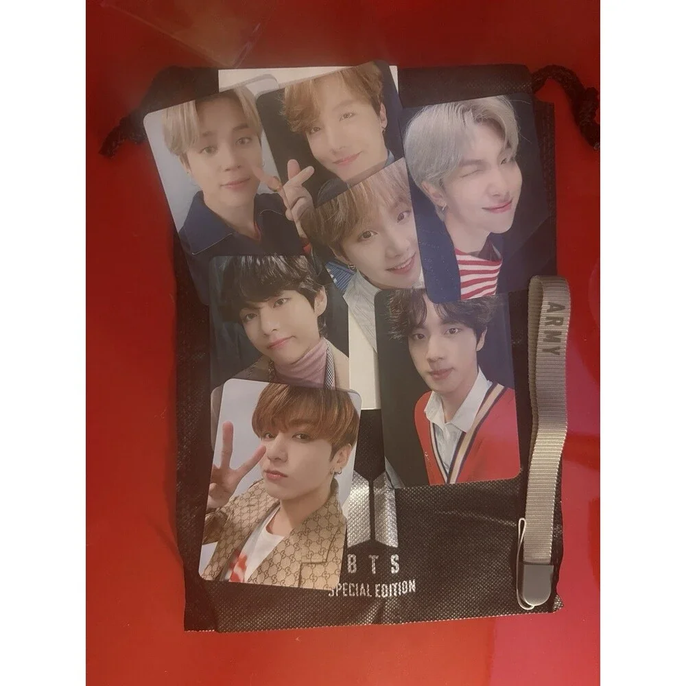 BTS Light Stick SE Map Of The Soul Army Bomb Photo Cards Strap Carry Bag - Picture 2 of 11